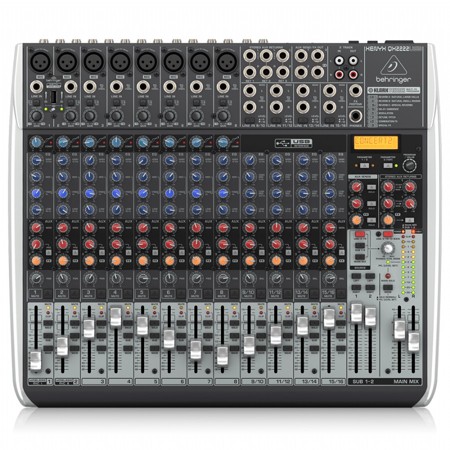 Behringer XENYX QX2222USB Analog Mikser