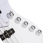Cort Elrick NJS 5 Bass WH - White 5 Telli Bas Gitar