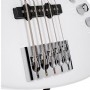 Cort Elrick NJS 5 Bass WH - White 5 Telli Bas Gitar