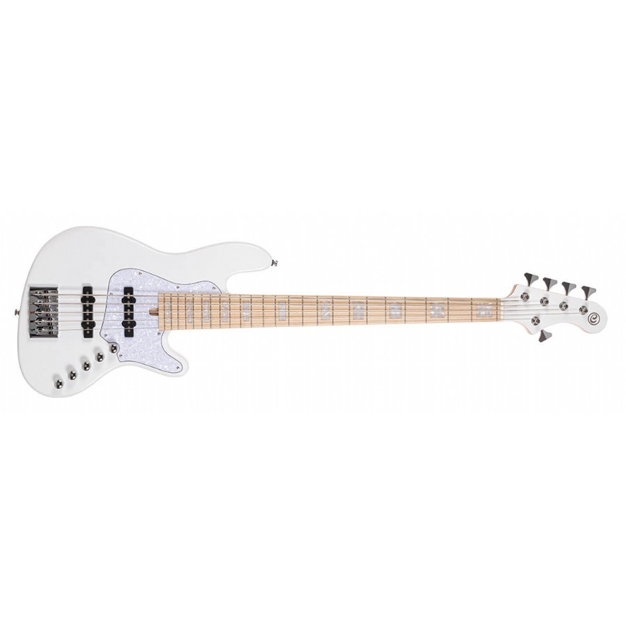 Cort Elrick NJS 5 Bass WH - White 5 Telli Bas Gitar