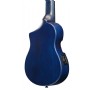 Ibanez AU Series AUP10FMNE Transparent Blue Sunburst Open Pore Elektro Klasik Gitar