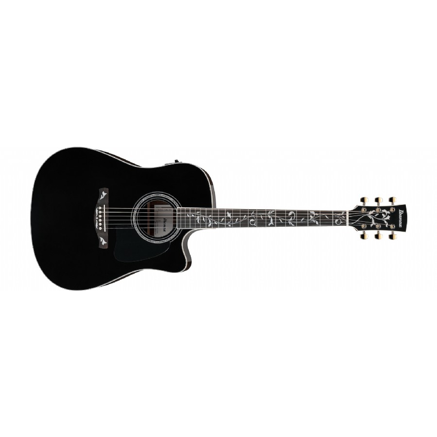 Ibanez Artwood AW391RCE BKF - Black High Gloss Elektro Akustik Gitar