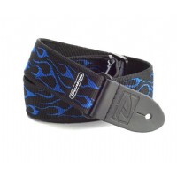 Jim Dunlop Classic Woven Straps D38-11BL - Flambe Blue