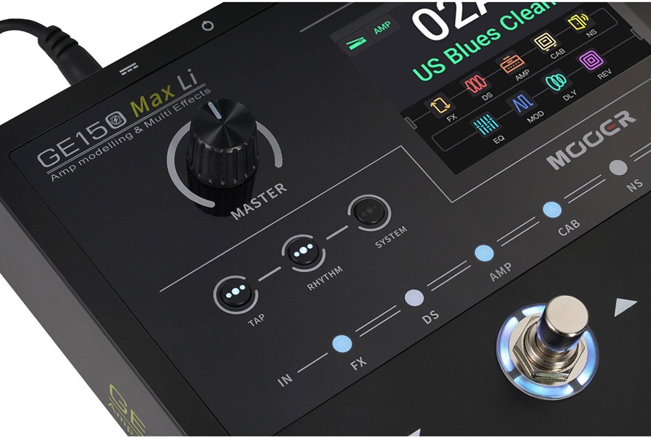 Mooer GE150 MAX Li Amp Modeling Gitar Prosesör Fiyatı