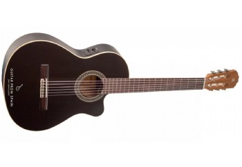 Alhambra Black Satin CW EZ - Elektro Klasik Gitar