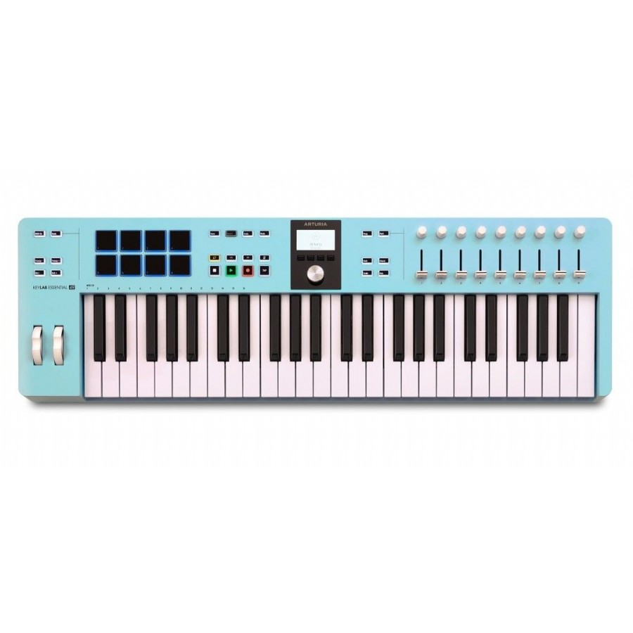 Arturia KeyLab Essential 49 mk3 (Sınırlı Sayıda Özel Üretim) Aqua MIDI Klavye (49 Tuş)