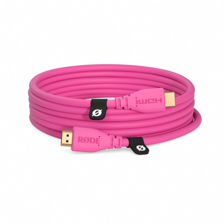 Rode Premium HDMI Cable 3 metre Pembe HDMI Kablosu