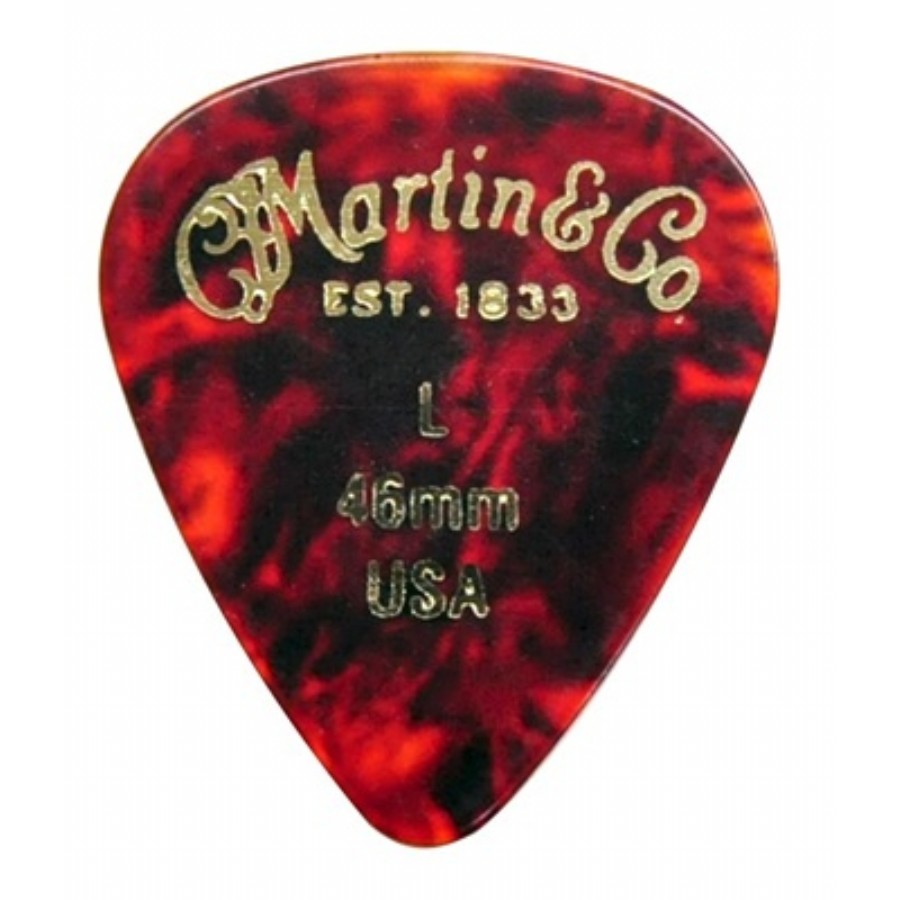 Martin Co Tortoise Shell Picks Light .46 mm - 18A0049 Pena