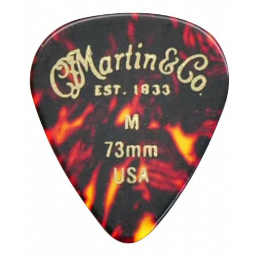 Martin Co Tortoise Shell Picks Medium .73 mm - 18A0050 Pena
