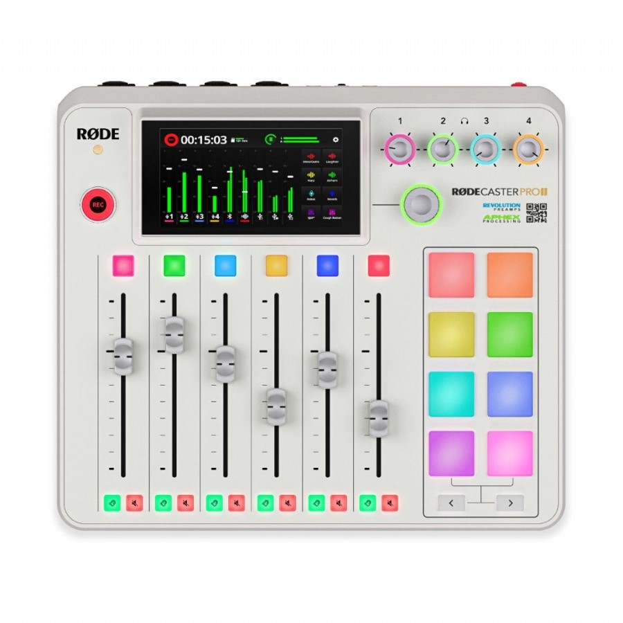RODECaster Pro II Beyaz Entegre Ses Prodüksiyon Sistemi