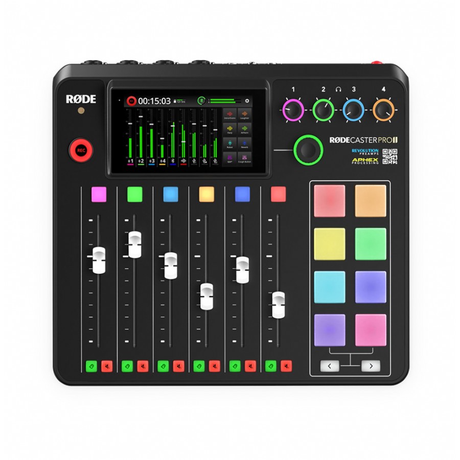 RODECaster Pro II Siyah Entegre Ses Prodüksiyon Sistemi