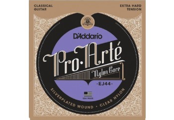 D'Addario EJ44 Pro-Arté Nylon, Extra Hard Tension Takım Tel - Klasik Gitar Teli