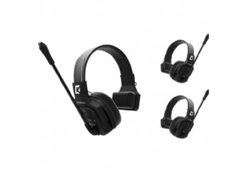 CKMOVA Wicom E S3 Full-Duplex Wireless DECT Intercom System with 3 Single-Ear Headsets 3'lü Wireless İntercom Sistemi - 3'lü Wireless İntercom Sistemi