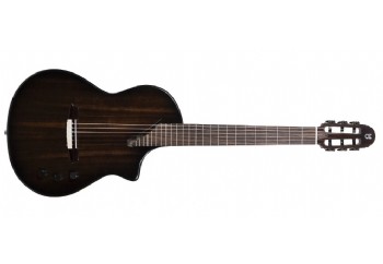 Martinez Hispania Trans Black - Elektro Klasik Gitar