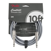 Fender Contour Series Instrument Cables Inca Silver - 3 Metre