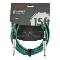 Fender Contour Series Instrument Cables Sherwood Green - 4.5 Metre