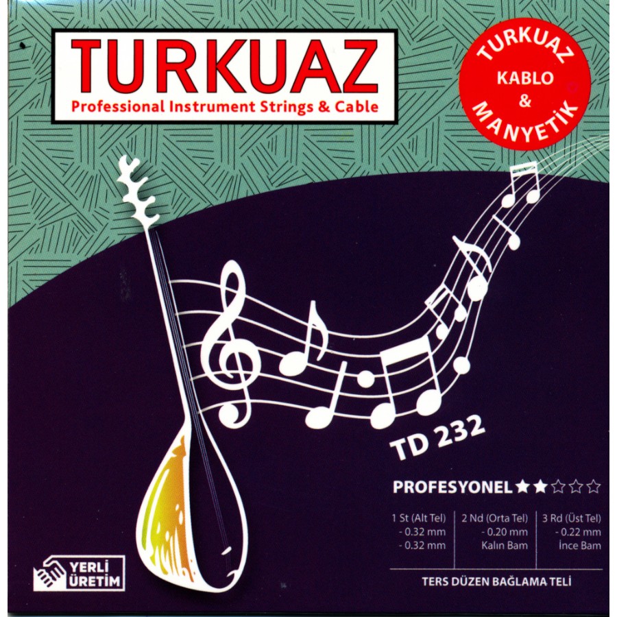 Turkuaz TD232 Takım Tel Ters Düzen Bağlama Teli 022