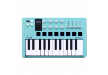 Arturia MINILAB 3 (Rose & Aqua Edition) Aquamarine - MIDI Klavye - 25 Tuş