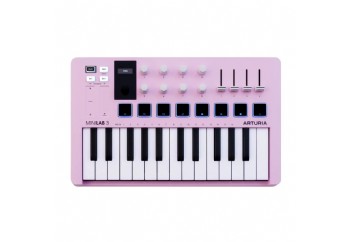 Arturia MINILAB 3 (Rose & Aqua Edition) Rose Quartz - MIDI Klavye - 25 Tuş
