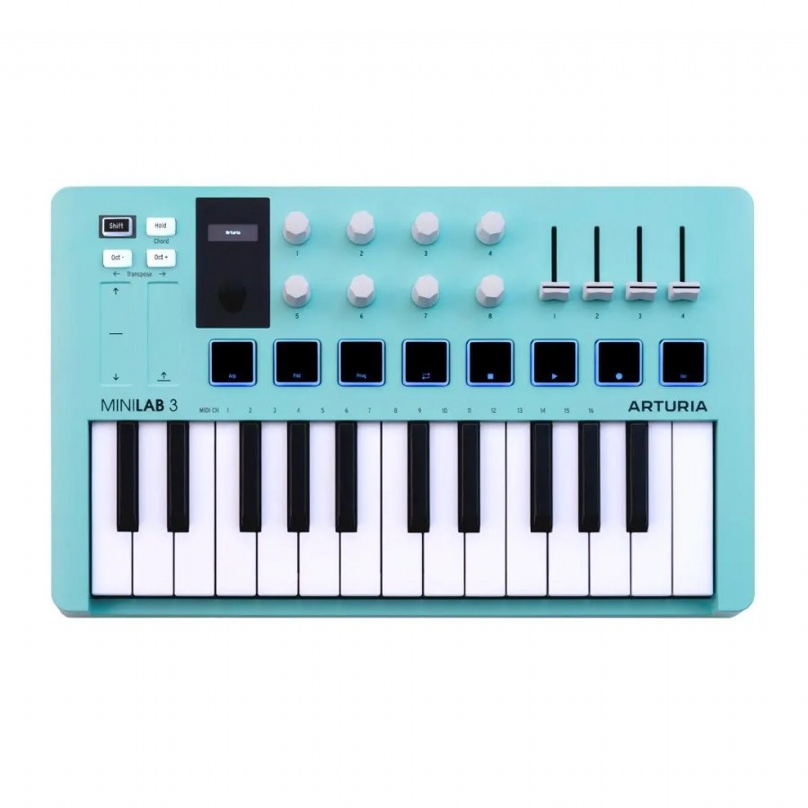 Arturia MINILAB 3 (Rose & Aqua Edition) Aquamarine MIDI Klavye - 25 Tuş