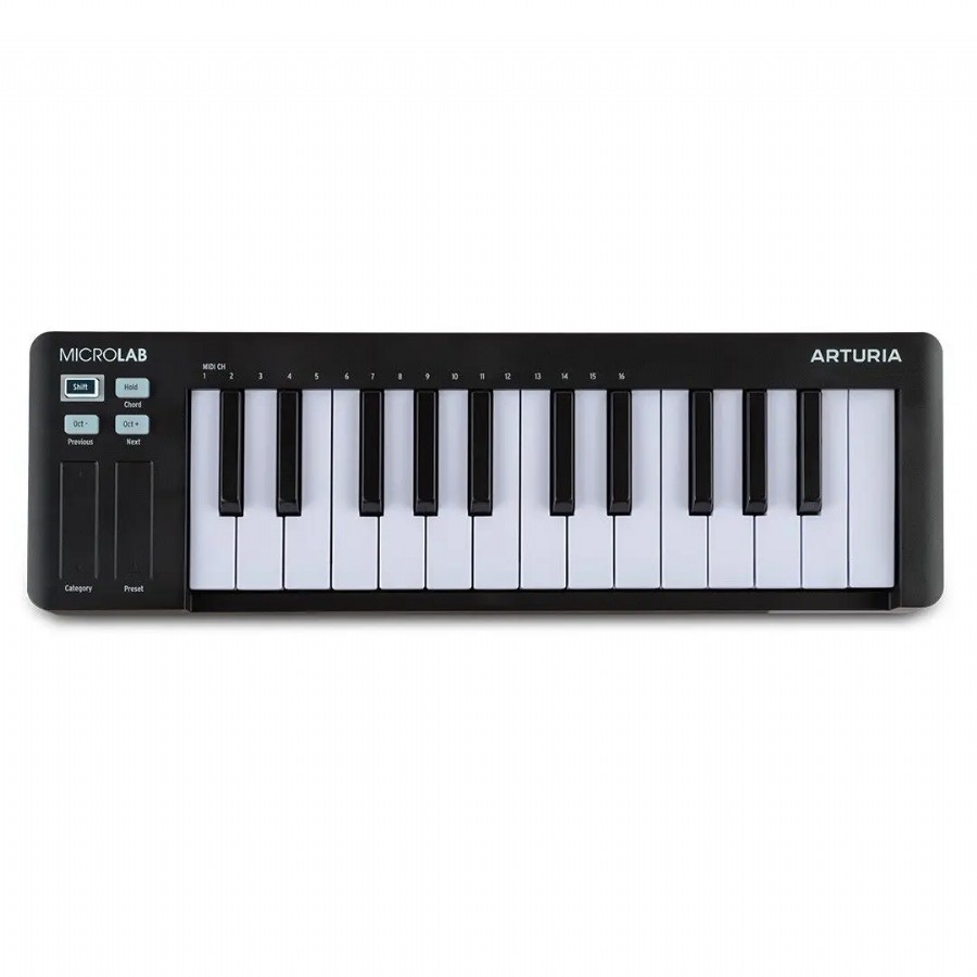 Arturia Microlab Mk3 Siyah MIDI Klavye - 25 Tuş