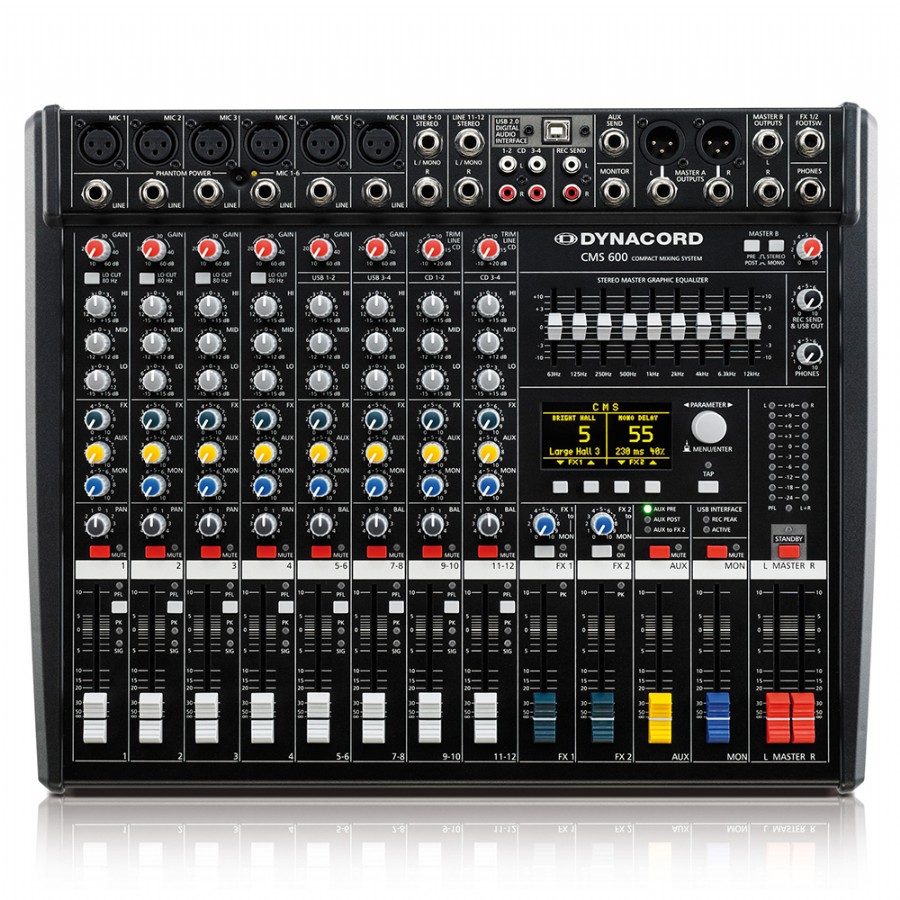 Dynacord CMS 600 8 Kanal Kompakt Analog Mikser
