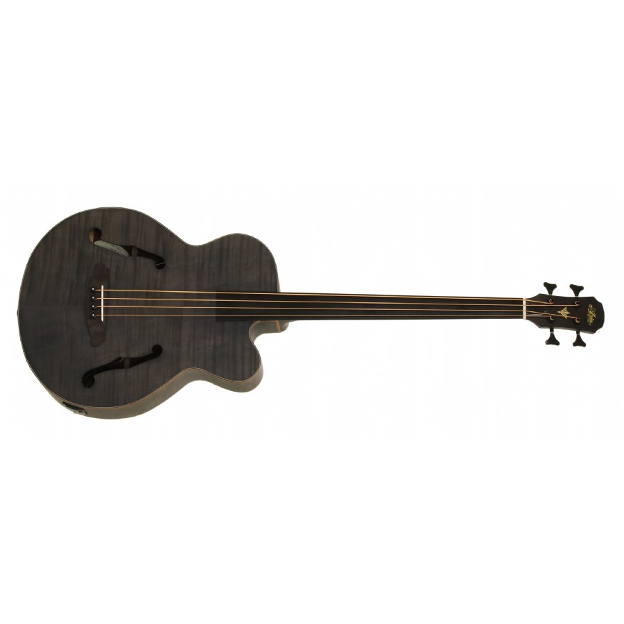 Aria FEBF2MFLSTBK Perdesiz Elektro Akustik Bas Gitar