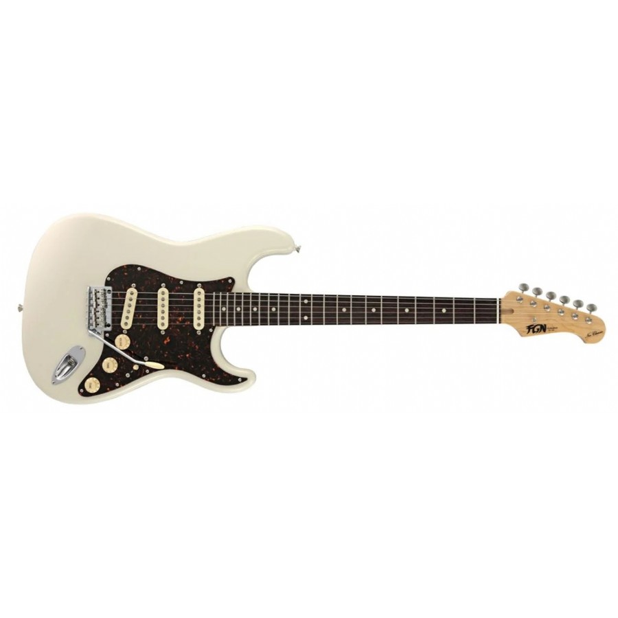 Fujigen Neo Classic NST100RAL VWH - Vintage White Elektro Gitar