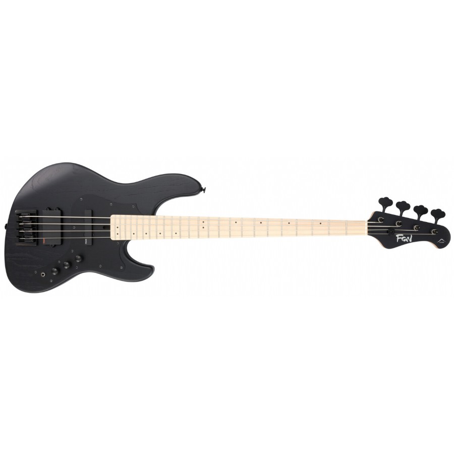 Fujigen JMJ3-ASH-DE-M OPB - Open Pore Black Bas Gitar