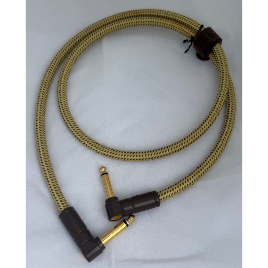 Fender Deluxe Series Instrument Cable Tweed - Fırsat Reyonu 90cm Enstrüman Kablosu