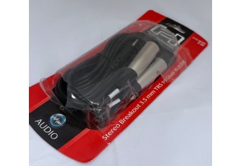 Hosa Technology CYX Serisi CYX-402M - Fırsat Reyonu - 2 metre 3.5 mm. Stereo (Erkek) - XLR (Erkek)