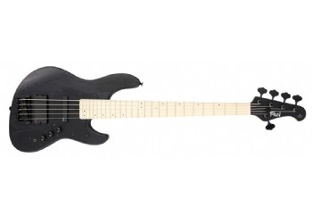 Fujigen Mighty Jazz JMJ53-ASH-DE-M OPB - Open Pore Black - 5 Telli Bas Gitar