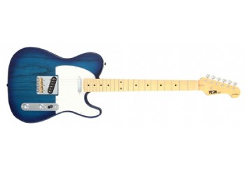 Fujigen Neo Classic NTE100MAH SBB - See-Thru Blue Burst - Elektro Gitar