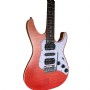 MOOER GTRS SL810 RDBR - Red Burst Elektro Gitar – Entegre Efekt Prosesörlü