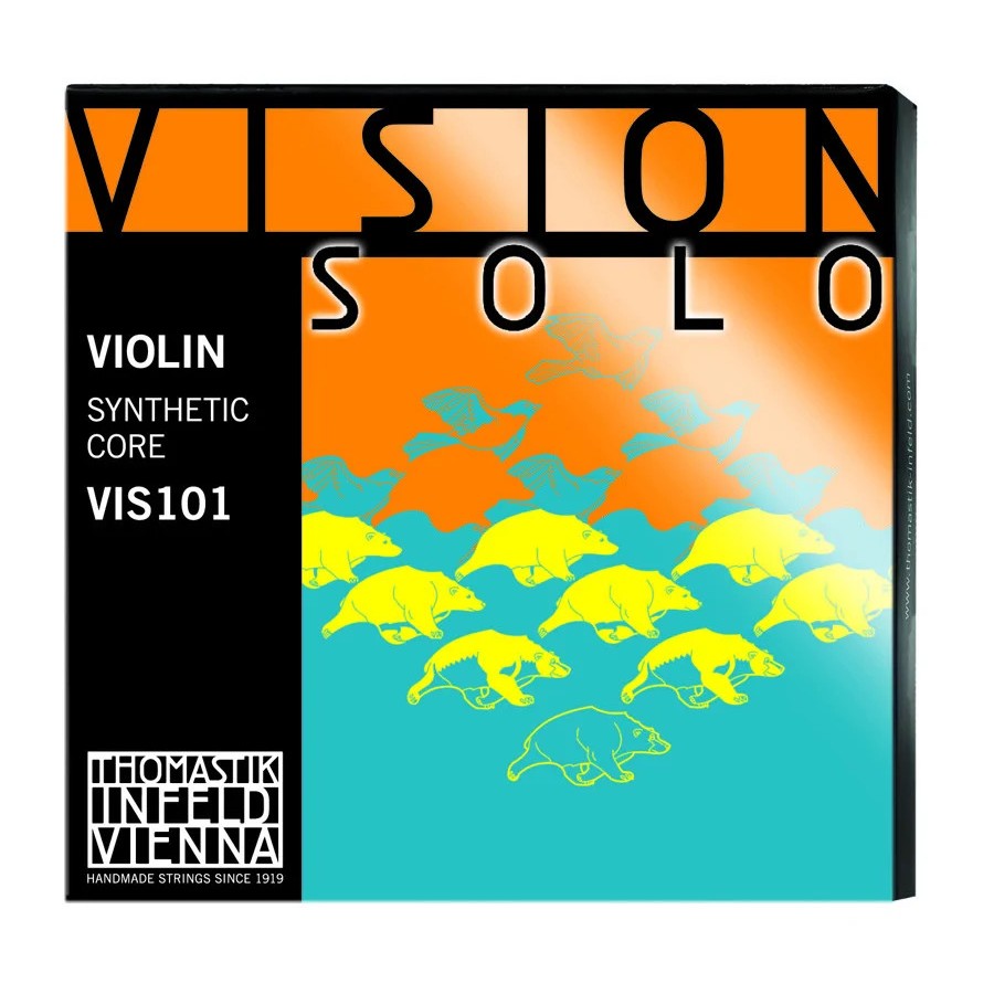 Thomastik Vision Solo Set 4/4 Violin Silver D (Re) Takım Tel Keman Teli