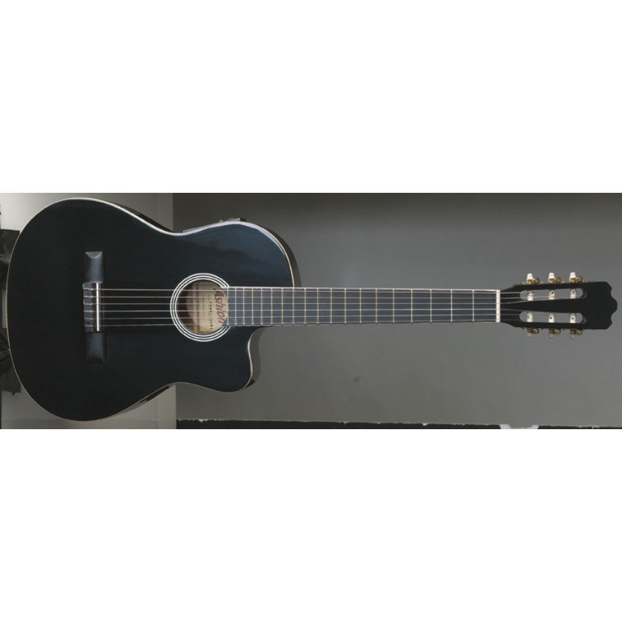 Ashton CG44CEQ BK - Siyah Elektro Klasik Gitar