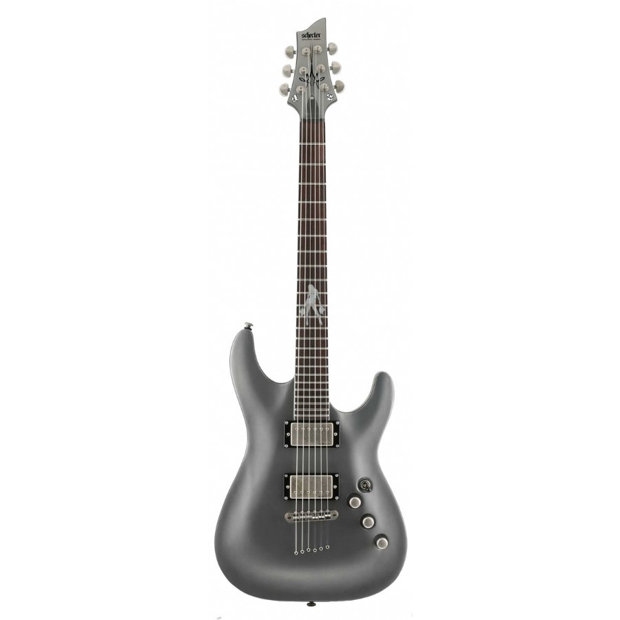 Schecter C1 Lady Luck Alloy Gray Elektro Gitar