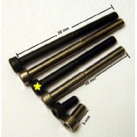 Kilitli Köprü Cıvataları Siyah 40mm