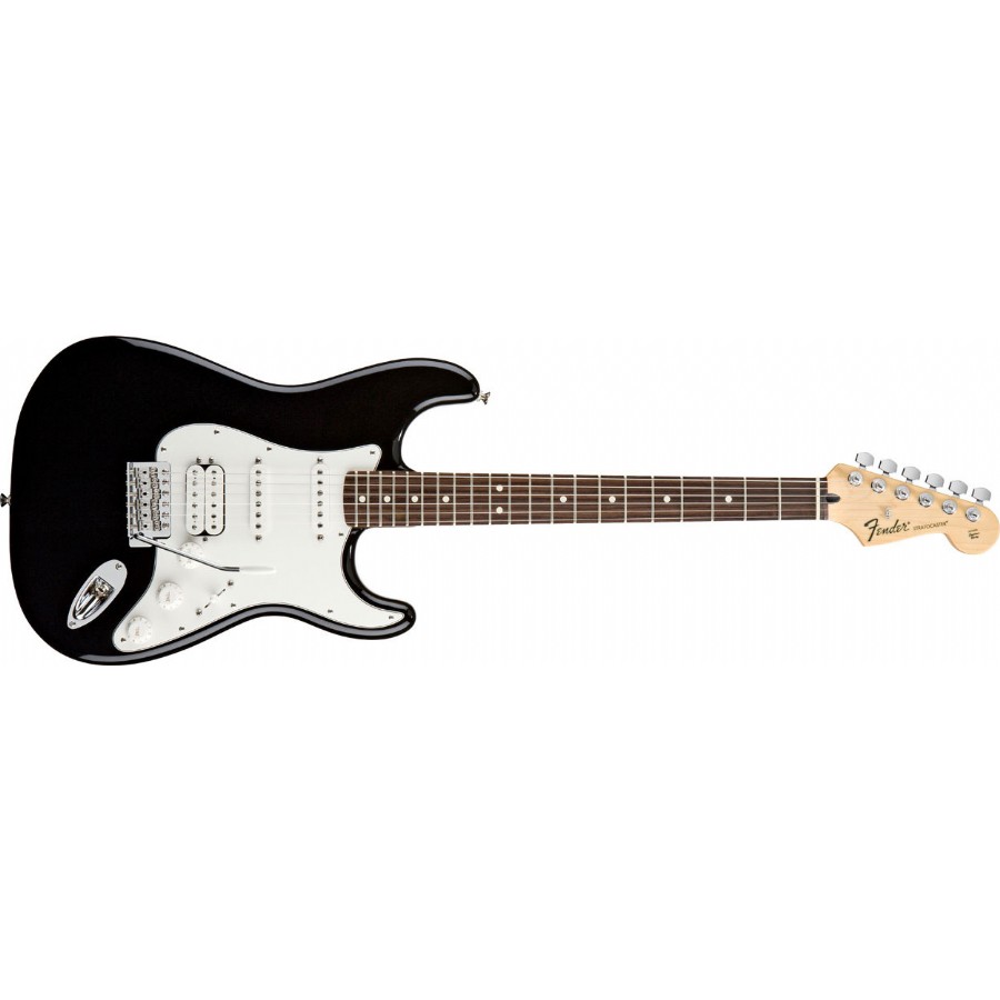 Fender Standard Stratocaster HSS Black Rosewood Elektro Gitar