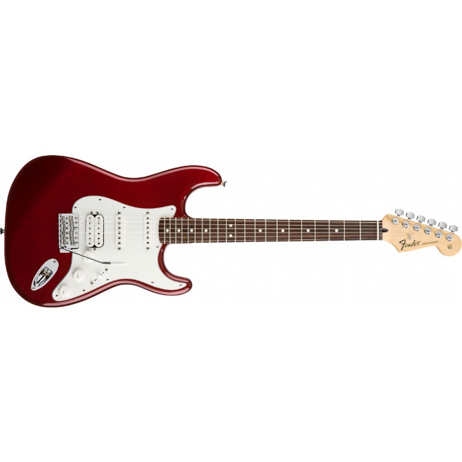 Fender Standard Stratocaster HSS Candy Apple Red Rosewood Elektro Gitar