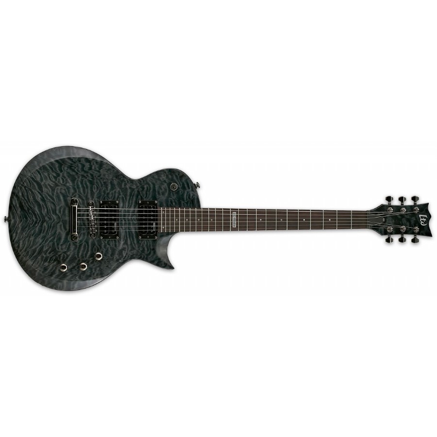 LTD EC-100QM STBLK -  See Thru Black Elektro Gitar