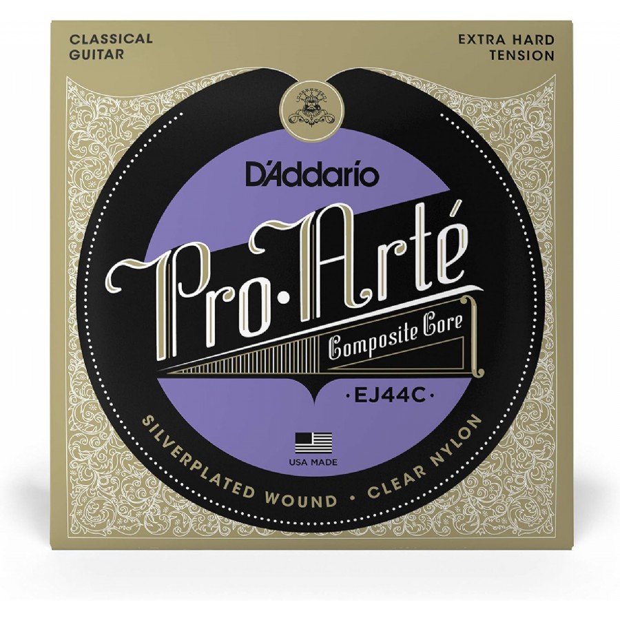 D'Addario EJ44C Pro-Arté Composite, Extra-Hard Tension Takım Tel Klasik Gitar Teli