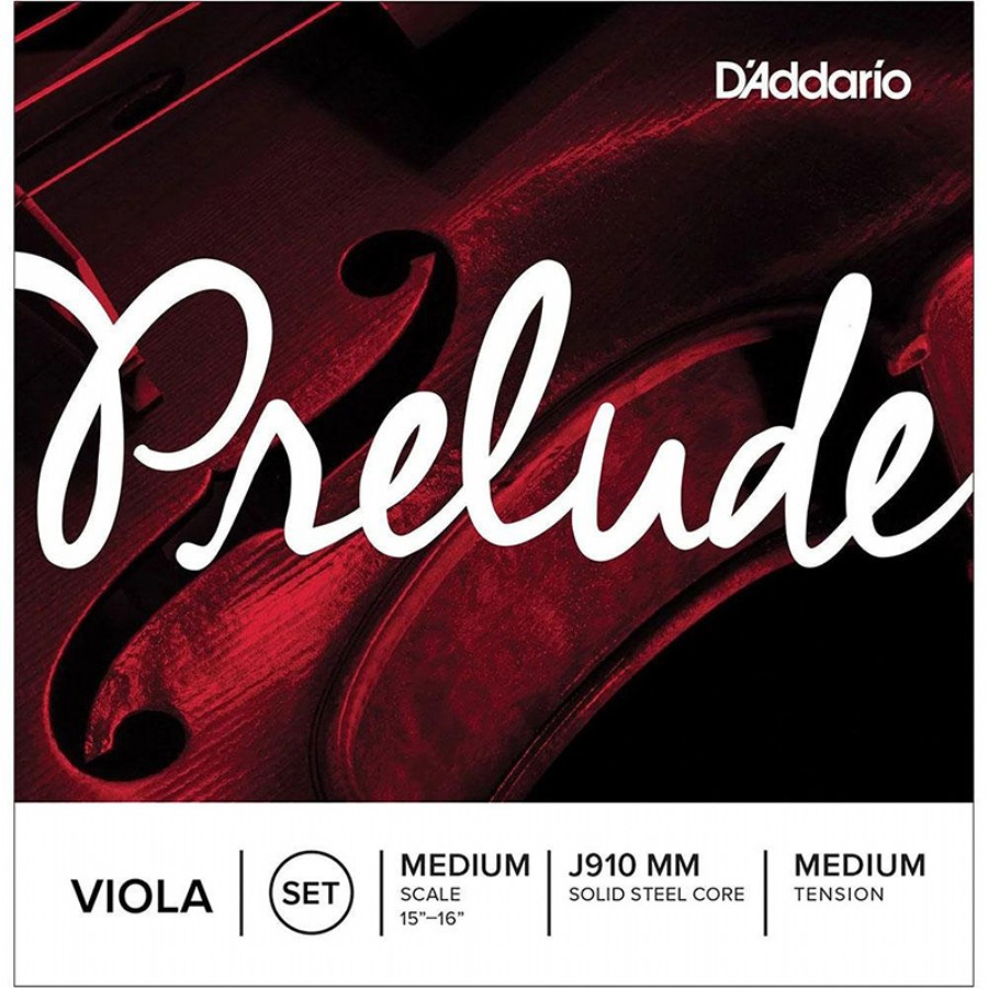 D'Addario J910 MM Prelude Medium Tension Takım Tel Viyola Teli