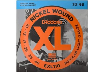 D'Addario EXL110 Nickel Wound, Regular Light Takım Tel - Elektro Gitar Teli 010-046