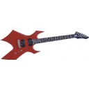 B.C. Rich Bronze Warlock One Metallic Red