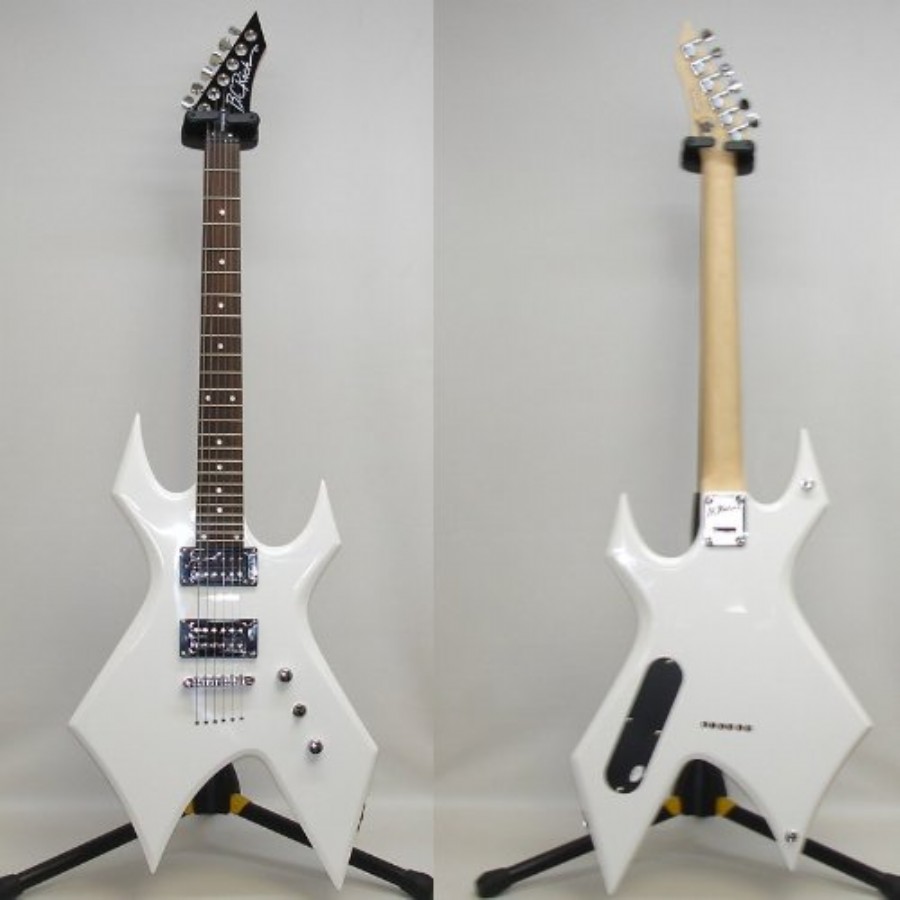 B.C. Rich Bronze Warlock One White Elektro Gitar