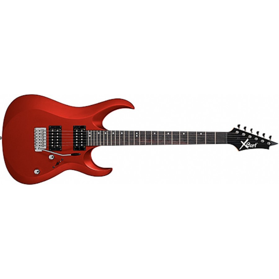 Cort CGP-X1 RD - Parlak Kırmızı Elektro Gitar Seti