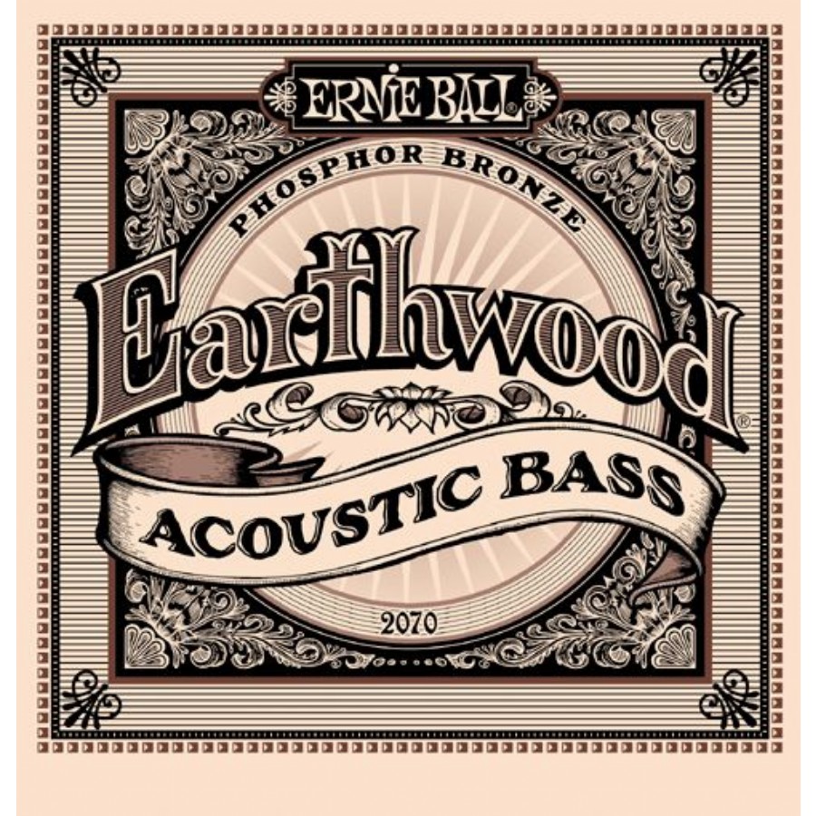 Ernie Ball 2070 Earthwood 2070 Phosphor Bronze Acoustic Bass Takım Tel Akustik Bas Gitar Teli 045