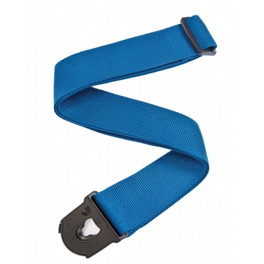 DAddario Polypropylene Planet Lock Straps PWSPL202 - Blue Kilitli Gitar Askısı