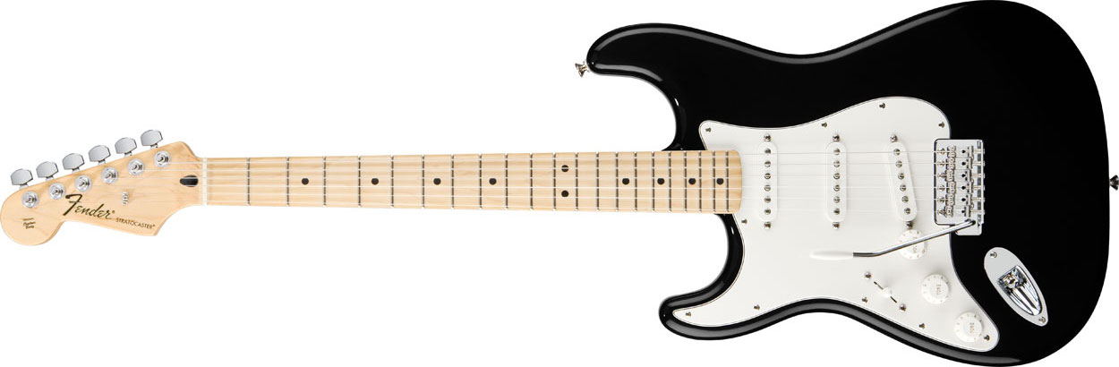 Fender Standard Stratocaster Left Handed Black Maple Fiyatı